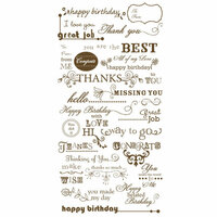 Crate Paper - Rub-On Transfers - Sentiments