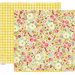 Crate Paper - Emma's Shoppe Collection - 12 x 12 Double Sided Paper - Fabrics