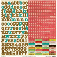 Crate Paper - Emma's Shoppe Collection - Cardstock Stickers - Alphabet and Labels