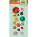 Crate Paper - Emma's Shoppe Collection - Eclectic Buttons, CLEARANCE
