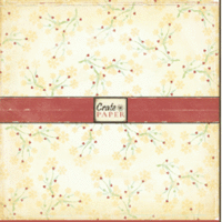 Crate Paper - Double Sided Textured Paper - Holly Collection - Snowing