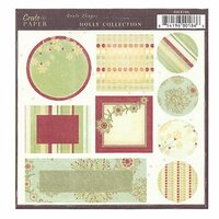 Crate Paper - Holly Shape Diecuts - Holly Collection, CLEARANCE