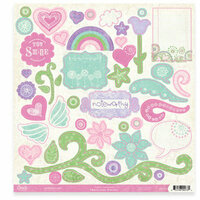 Crate Paper - Katlin Collection - 12x12 Impression Die-Cuts