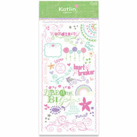 Crate Paper - Katlin Collection - Rub-ons, CLEARANCE