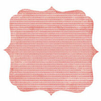 Crate Paper - Lillian Collection - 12 x 12 Die Cut Paper - Tickled Pink