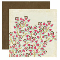 Crate Paper - Mia Collection - 12 x 12 Double Sided Textured Paper - Cherry Blossom