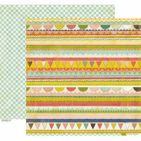 Crate Paper - Neighborhood Collection - 12 x 12 Double Sided Paper - Picnic