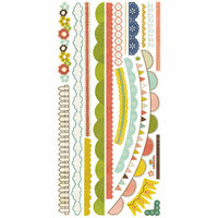 Crate Paper - Neighborhood Collection - Cardstock Stickers - Borders