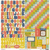 Crate Paper - Neighborhood Collection - Cardstock Stickers - Alphabet and Labels