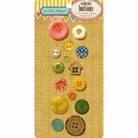 Crate Paper - Neighborhood Collection - Eclectic Buttons