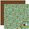 Crate Paper - North Pole Collection - Christmas - 12 x 12 Double Sided Paper - Frosty, CLEARANCE