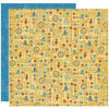 Crate Paper - Orbit Collection - 12 x 12 Double Sided Textured Paper - Playtime