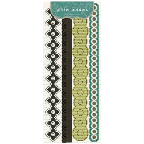 Crate Paper - Prudence Collection - Glitter Borders