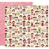 Crate Paper - Paper Doll Collection - 12 x 12 Double Sided Paper - Addi