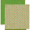 American Crafts - Crate Paper - Peppermint Collection - Christmas - 12 x 12 Double Sided Paper - Mint