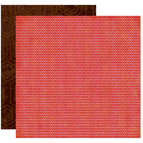 Crate Paper - Pink Plum Collection - 12 x 12 Double Sided Paper - Pink Cherry, CLEARANCE