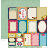 Crate Paper - Random Collection - 12 x 12 Double Sided Paper - Accent Cuts