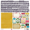 Crate Paper - Random Collection - Cardstock Stickers - Alphabet and Labels