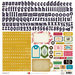 Crate Paper - Random Collection - Cardstock Stickers - Alphabet and Labels