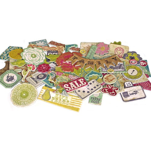 Crate Paper - Restoration Collection - Chipboard Stickers - Accents