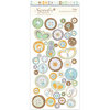Crate Paper - Sweet Branch Collection - Chipboard Buttons, CLEARANCE