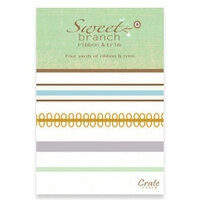 Crate Paper - Sweet Branch Collection - Ribbon Trim, CLEARANCE
