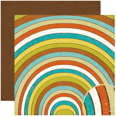 Crate Paper - Season Collection - 12 x 12 Double Sided Paper - Rainbow