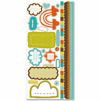 Crate Paper - Season Collection - Cardstock Stickers - Journal, CLEARANCE
