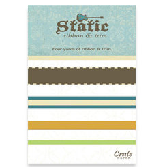 Crate Paper - Static Collection - Ribbon and Trim, CLEARANCE