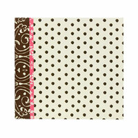 C R Gibson - Tapestry - 12 x 12 Scrapbook - Ruby Lemonade, CLEARANCE