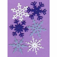 Creative Impressions - Felt Snowflakes - Winter - Large