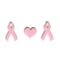 Creative Impressions - Brads - Awareness Ribbon - Pink