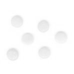 Creative Impressions - Glimmer Brads - Round - White