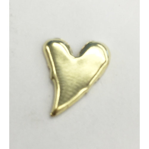Creative Impressions - Brads - Gold Curved Heart