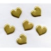 Creative Impressions - Brads - Heart - Brushed Gold