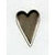 Creative Impressions - Brads - Country Heart - Pewter