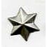 Creative Impressions - Brads - 3 Dimensional Star - Pewter