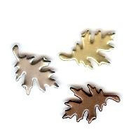 Creative Impressions - Brads - Oak Leaf - Antique