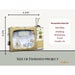 CrafTreat - Scrapbook Blanks - Mini Album - Tv Pop Up - White