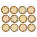 Chic Tags - Delightful Paper Tags - Burlap Scalloped Circles - Set of 12