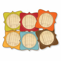 Chic Tags - Delightful Paper Tags - Fall Artisan - Set of 6