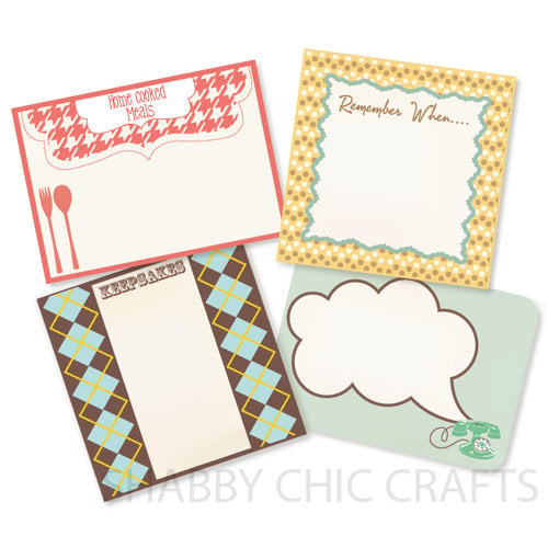Chic Tags - Delightful Paper Tags - Grandma's House - Set of 4