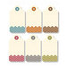 Chic Tags - Delightful Paper Tags - Mini Chevron Tags - Set of 6