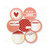 Chic Tags - Delightful Paper Tags - Valentine Embellishments - Set of 7