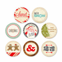 Chic Tags - Christmas - 25 Days Icons - Set of 8