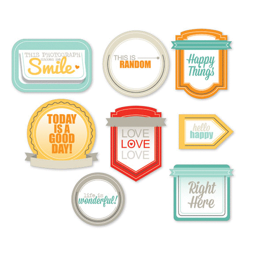 Chic Tags - Happy Place Collection - Clips