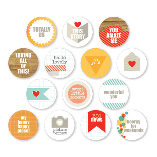 Chic Tags - Happy Place Collection - Mini Icons
