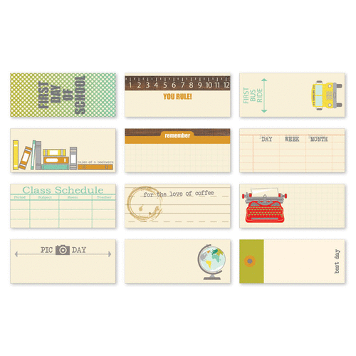 Chic Tags - School House Collection - Mini Tags