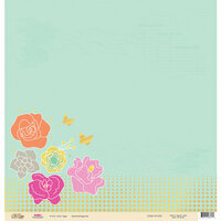 Chic Tags - Cloud 9 Collection - 12 x 12 Paper with Foil Accents - Goodness