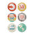 Chic Tags - Lets Go Collection - Flair Buttons